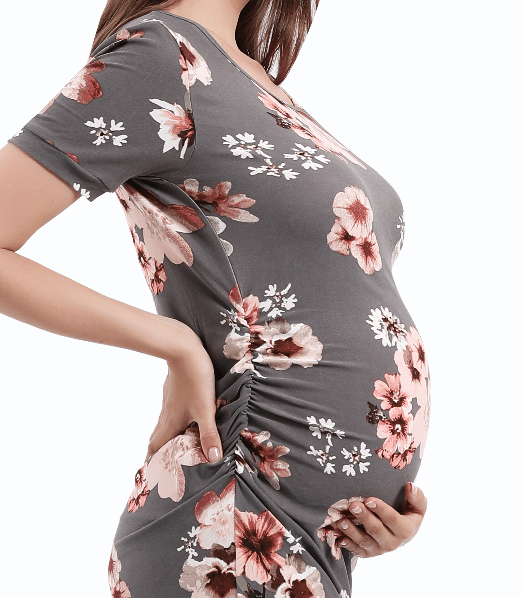 Ribbed Maternity Dress